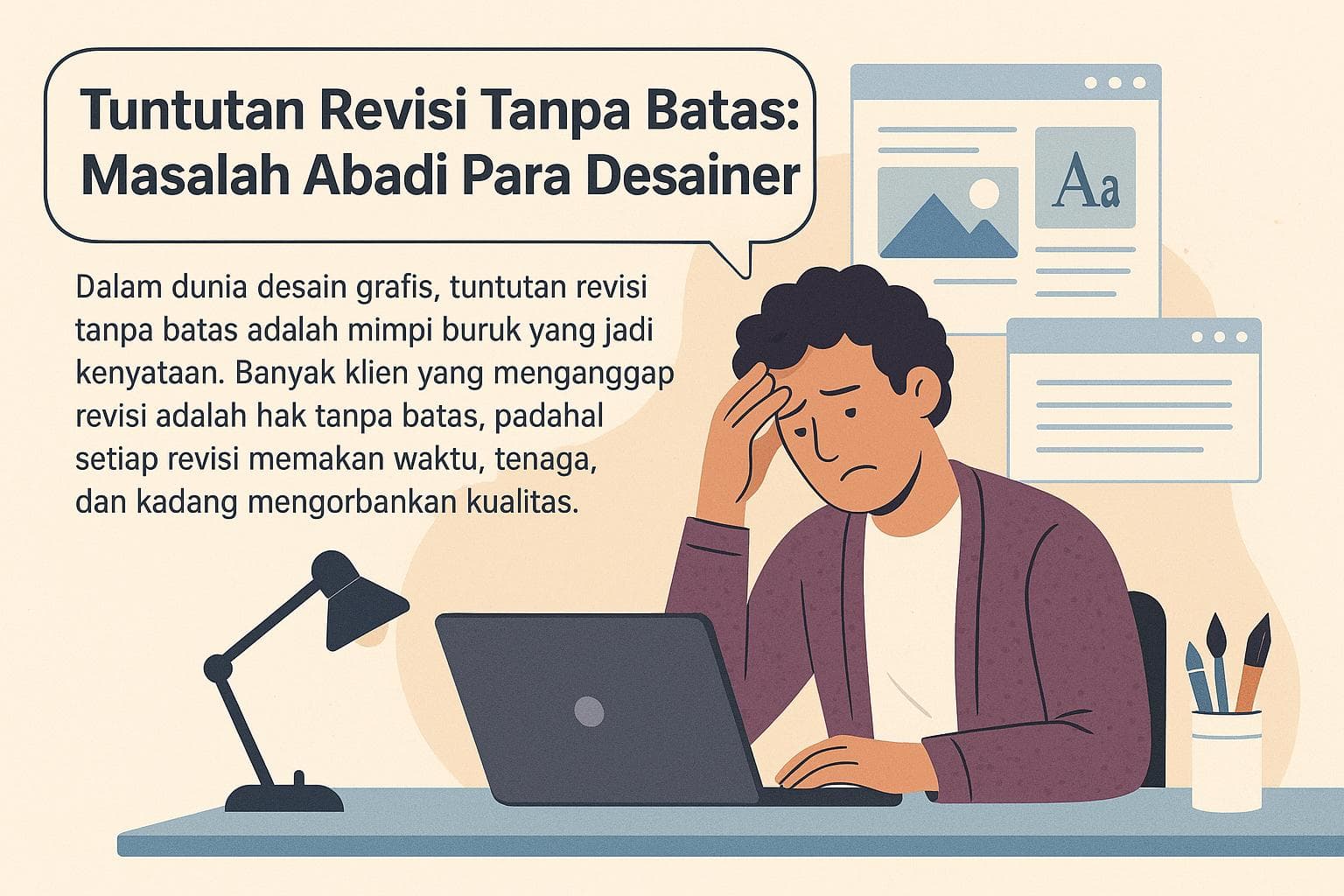 Tuntutan Revisi Tanpa Batas: Masalah Abadi Para Desainer
