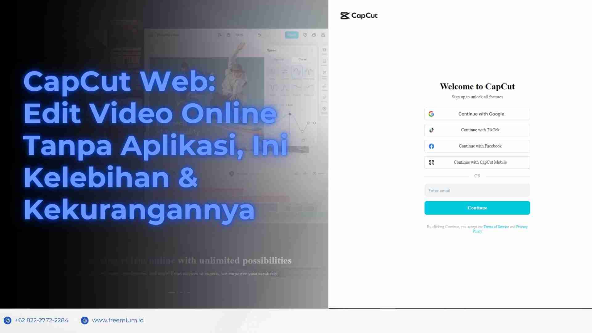 CapCut Web: Edit Video Online Tanpa Aplikasi, Ini Kelebihan & Kekurangannya