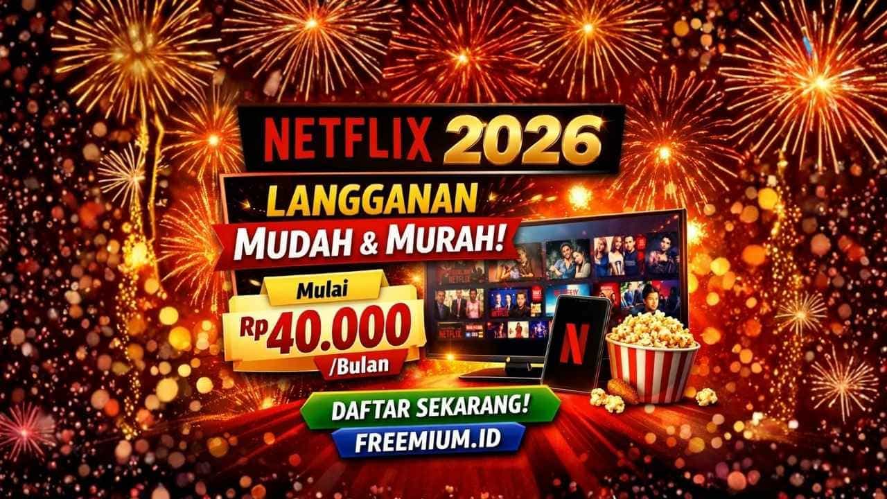 Langganan Netflix 2026: Harga Terbaru & Tempat Terpercaya di Freemium.id