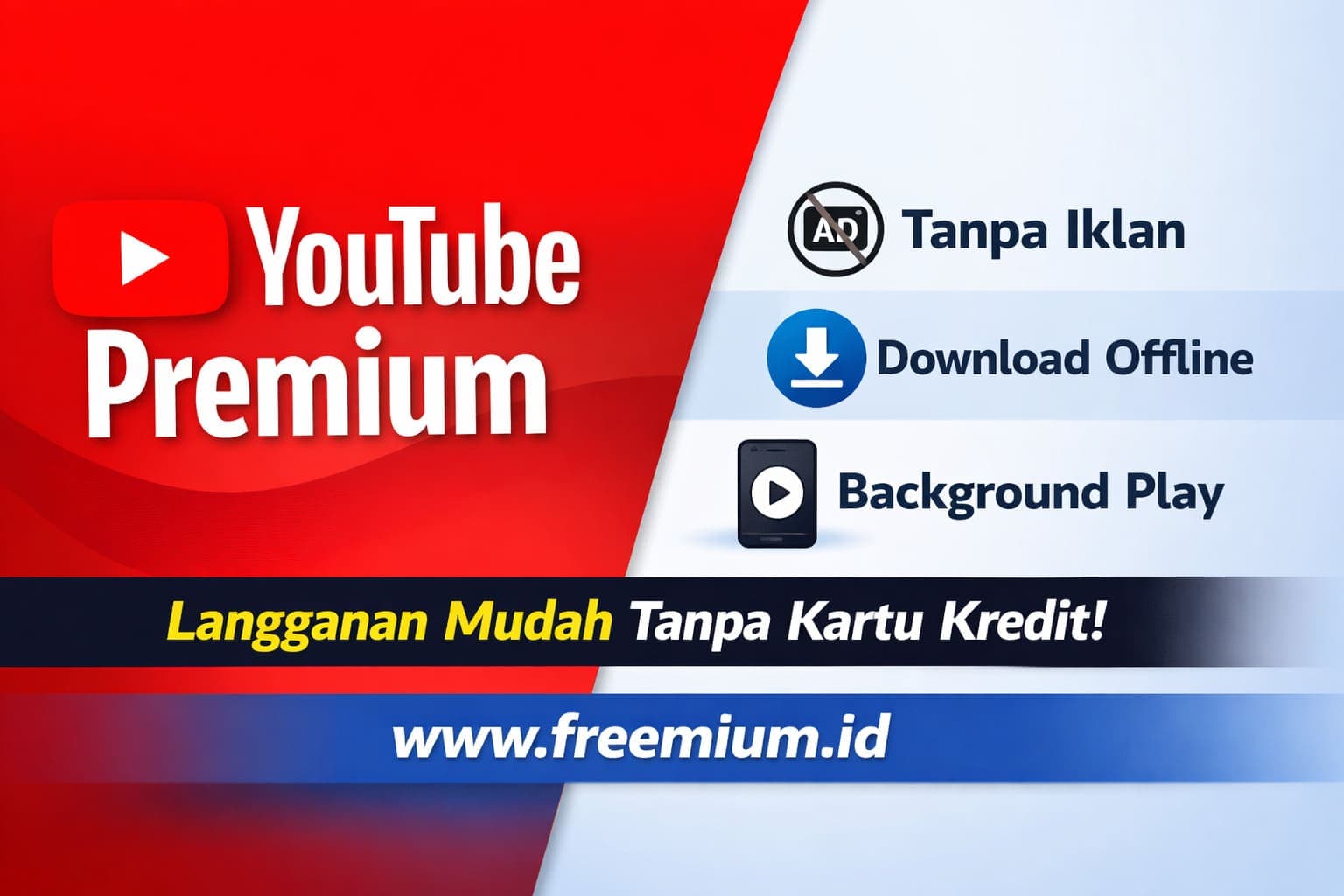 Langganan YouTube Premium di Indonesia — Praktis & Fleksibel