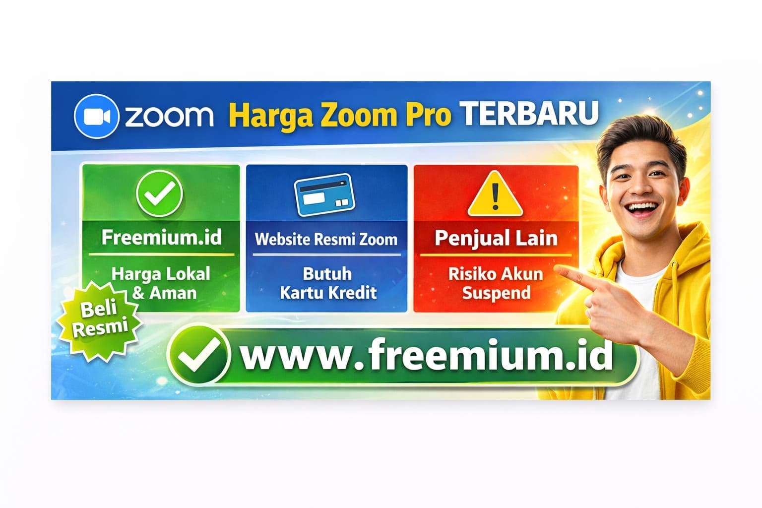 Harga Zoom Pro Terbaru: Bandingkan Harga & Tempat Membeli Sebelum Upgrade