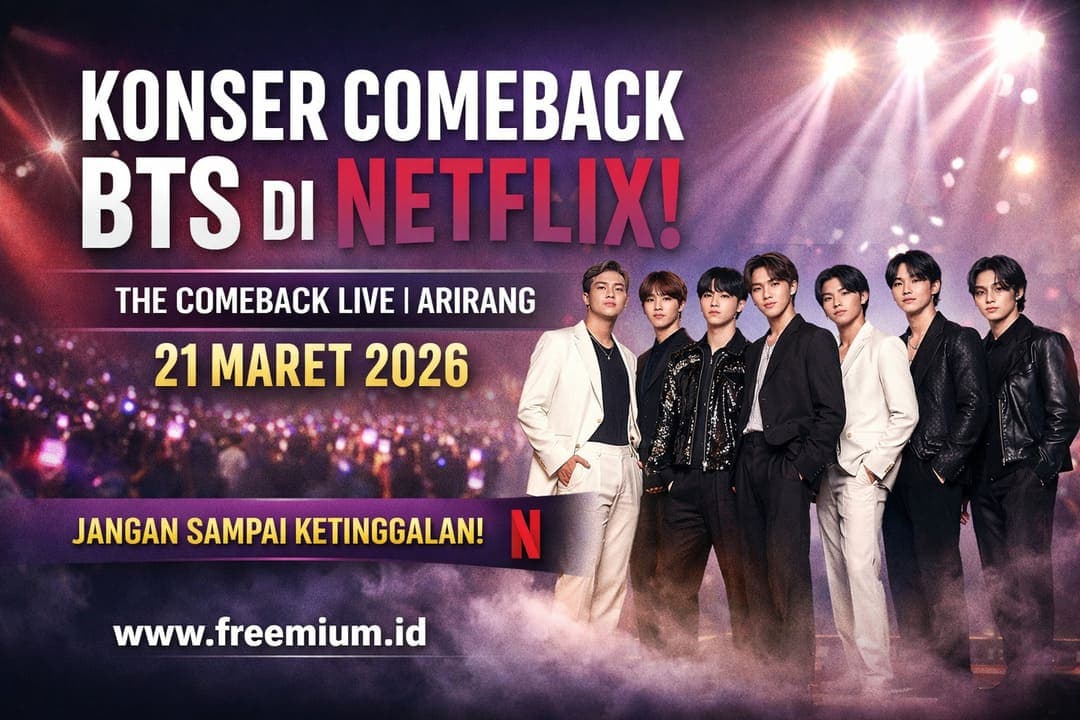 Konser Comeback BTS Tayang di Netflix – THE COMEBACK LIVE | ARIRANG