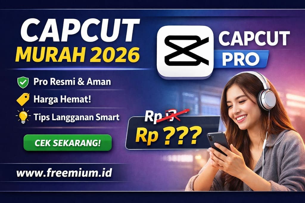 CapCut Murah 2026: Cara Dapat CapCut Pro Termurah (Legal & Aman) untuk Content Creator
