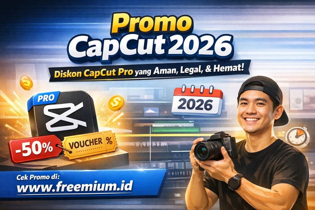 Promo CapCut 2026: Cara Dapat Diskon CapCut Pro yang Aman, Legal, dan Hemat
