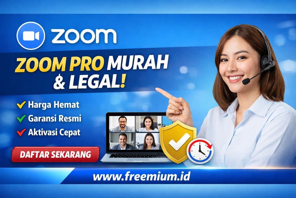 Zoom Pro Murah & Legal – Harga Terbaik dengan Aktivasi Cepat