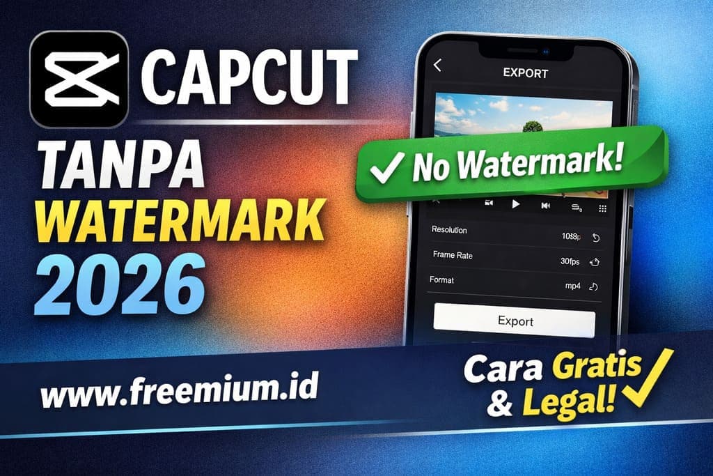 CapCut Tanpa Watermark 2026: Cara Export Gratis & Alternatif Terbaik