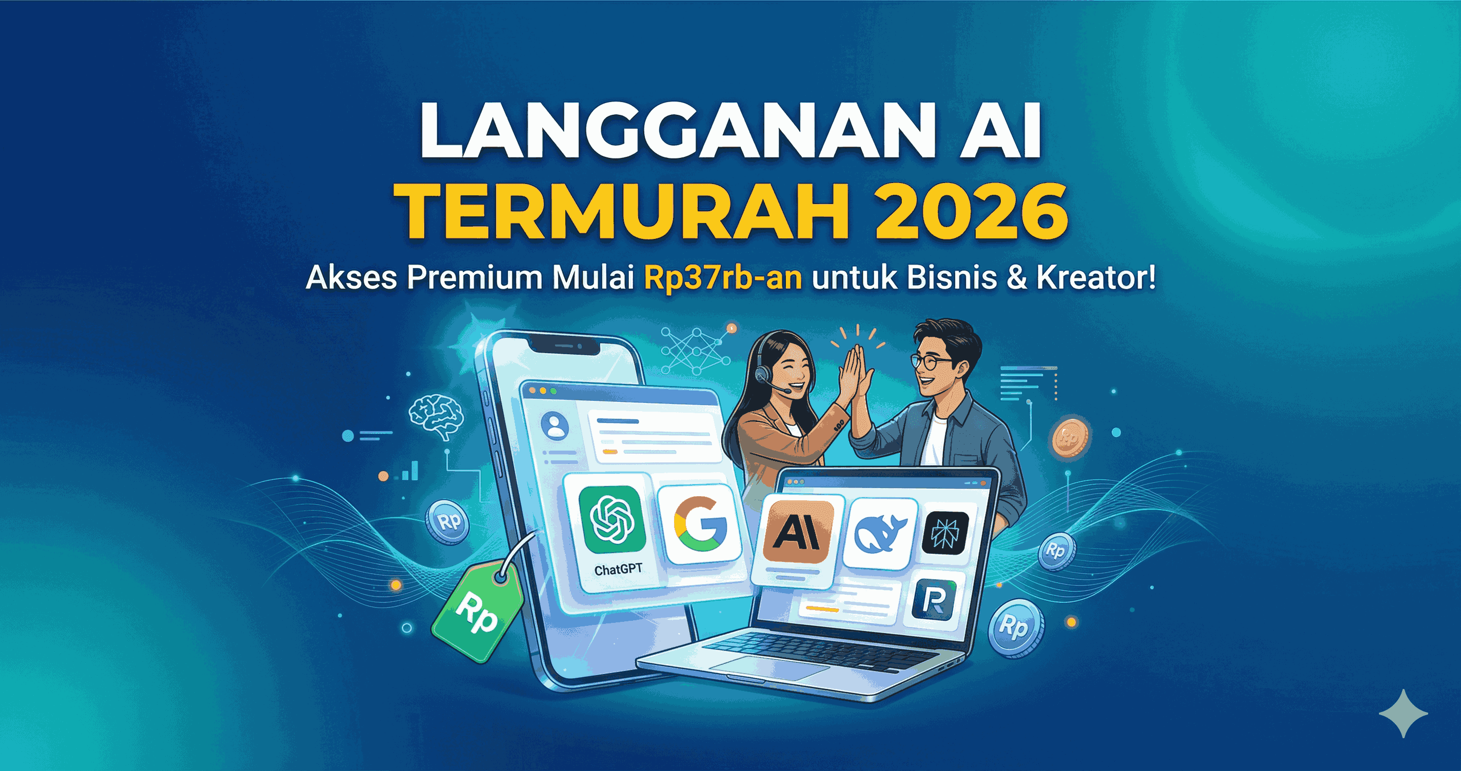Langganan AI Termurah 2026: ChatGPT & Gemini Mulai Rp37 Ribu