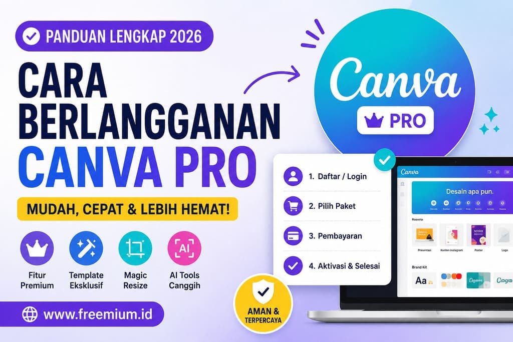 Cara Berlangganan Canva Pro 2026: Panduan Lengkap, Mudah & Lebih Hemat