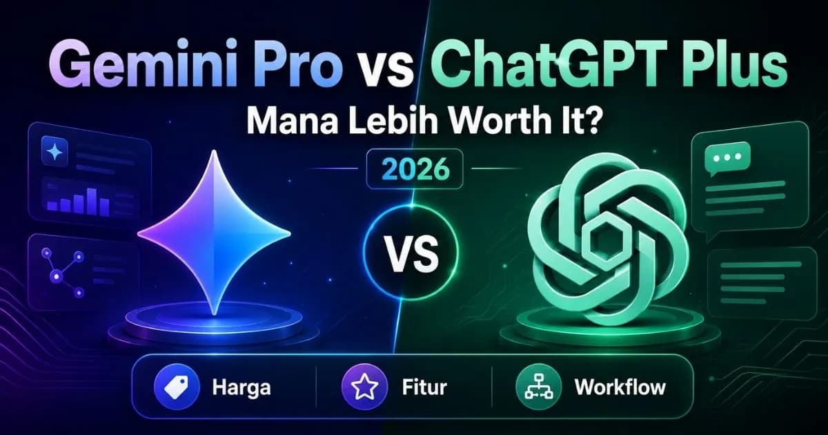 Gemini Pro vs ChatGPT Plus 2026: Mana Lebih Worth It?