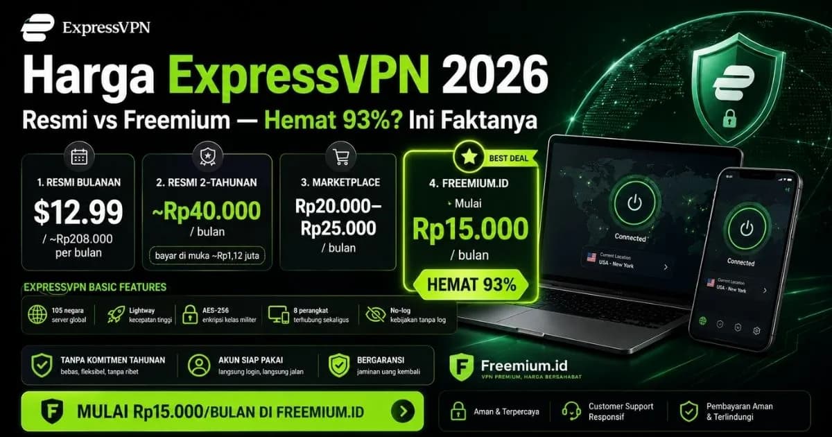 Harga ExpressVPN 2026
